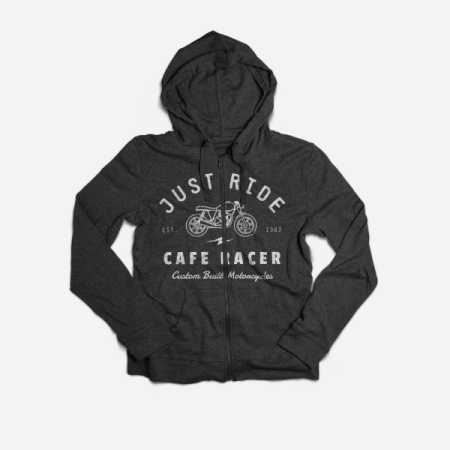 Sudadera con capucha de algodón flameado supersuave, teñida en prenda y de color ceniza